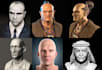 do 3d bust model 3d miniature 3d statue tabletop model for 3d printing
