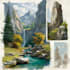 create a professional environmental concept art
