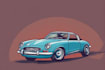 make vector car illustration in cartoon style