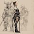 draw dnd character and dnd party illustration