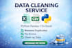 clean, format, and fix messy excel or CSV data using python pandas