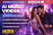 able to make song videos by using ai