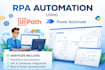 develop rpa automation using uipath and power automate