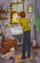create a nostalgic and cozy digital illustration