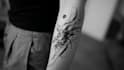 custom an abstract black tattoo design
