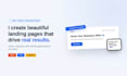 create a landing  page using HTML , CSS and javascript