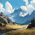 do stunning fantasy landscape, background illustration
