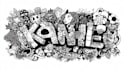 draw doodle art name or merch design