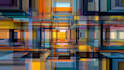 create modern abstract digital art paintings