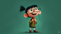 draw lovely cartoon character