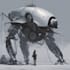 design sci fi mecha and robot concept art