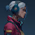 create cyberpunk character art