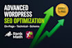 do wordpress on page SEO and technical optimization