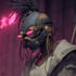 make a cyberpunk character art