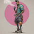 make cyberpunk character art