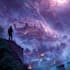 draw fantasy landscape or enviroment art