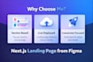 build high converting landing page in next js