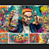 create custom graffiti art designs murals and wall arts