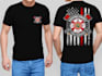 create professional firefighter logo and stationery
