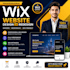 design modern wix business website with responsive SEO friendly design