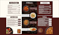 design professional food menu cafe, restaurant