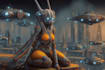 draw sci fi illustration and sci fi concept art