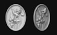 create jewellery relief model