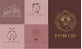design modern line art or hand drawn brand logo and branding