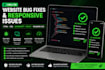 fix react website bugs and responsive design issues