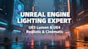 create realistic level environment lighting for ue4 ue5 unreal engine game
