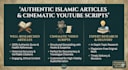 write professional youtube documentary scripts