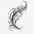 design small tribal tattoo with elegant pattern