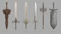 create weapon design and illustration