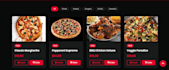 develop a professional pizza hub website
