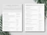 design professional resume and CV in editable file