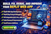 build and debug replit web apps api integration bug fixing vibe coding expert
