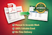 convert PDF to clean, editable excel files