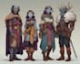 create cinematic dnd party poster and rpg illustrations