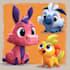draw cute cartoon animal characters
