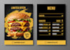design modern and creative menu card design
