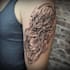 professional tribal tattoo design illustration