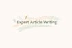 article blog writing services