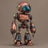 make cyberpunk sci fi robot, mecha character concept art