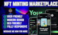 nft minting website marketplace smart contract staking engine