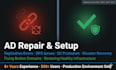 troubleshoot active directory, domain controller, gpo, fsmo, and windows server