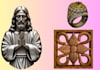 bas relief 2d to 3d coin model ring pendant medallion cnc design printable model