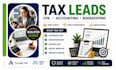 generate tax preparation CPA bookkeeping finance leads with google ads meta ads