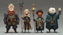 character concept art and character design