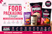 create custom label design and packaging design