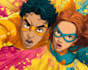 create superhero illustrations for comics, posters